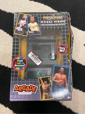 WrestleMania Steel Cage Handheld Game - Black